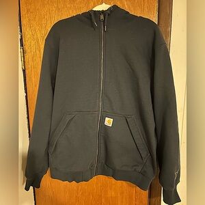 Carhartt Rain Defender Relaxed Fit Midweight Sherpa Lined Full Zip Sweatshirt